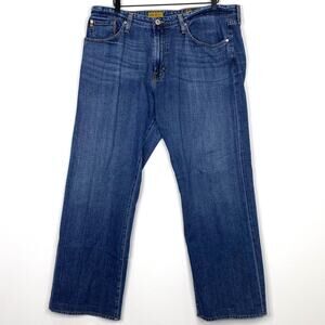 AG Adriano Goldschmied the Hero Jeans Med Blue Men's Sz 40x31 Relaxed Straight